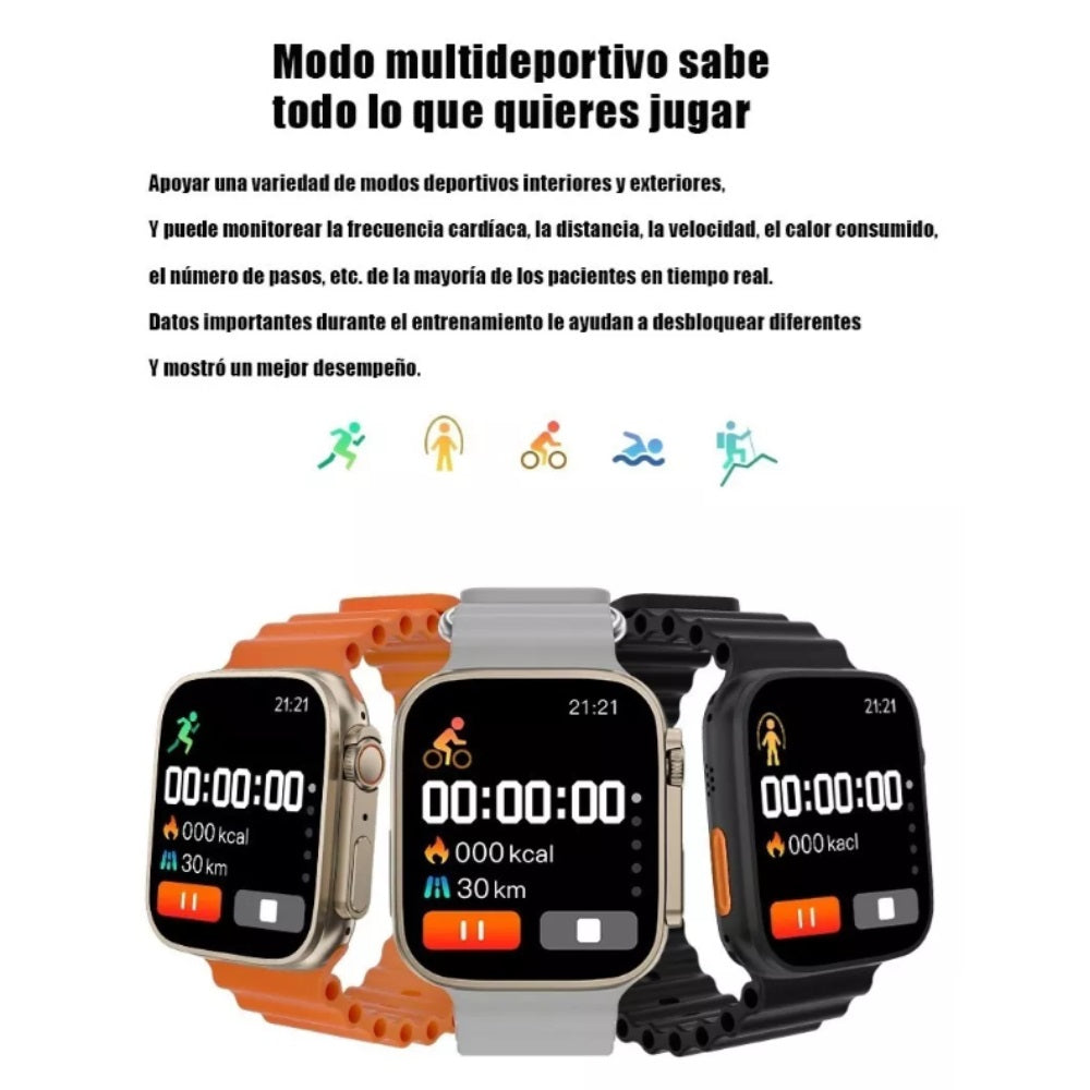 Combo Reloj Smartwatch X9